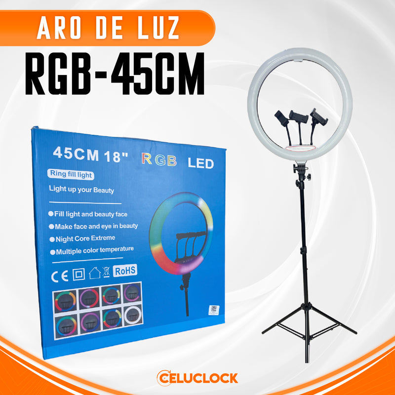 ARO DE LUZ RGB-45CM