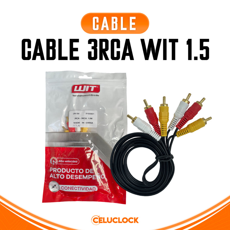 CABLE 3RCA WIT