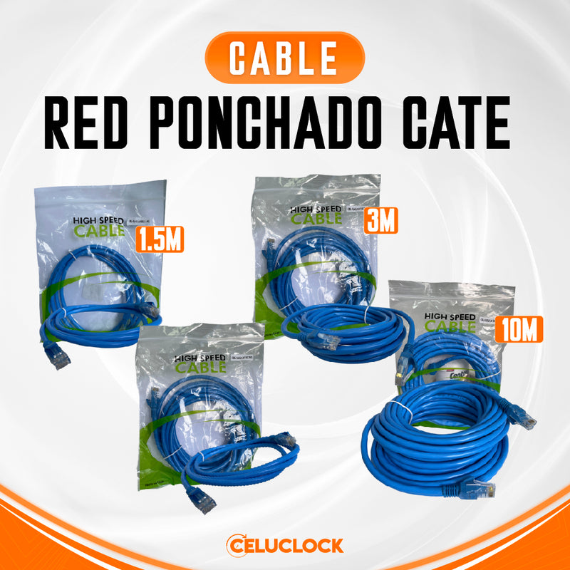 CABLE RED PONCHADO CATE