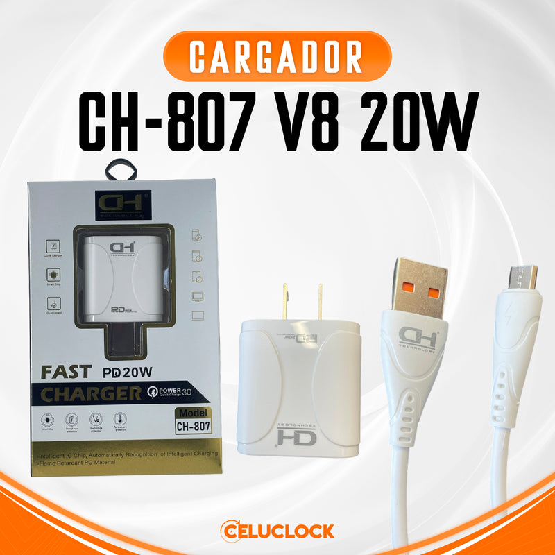 CARGADOR CH-807 V8 20W