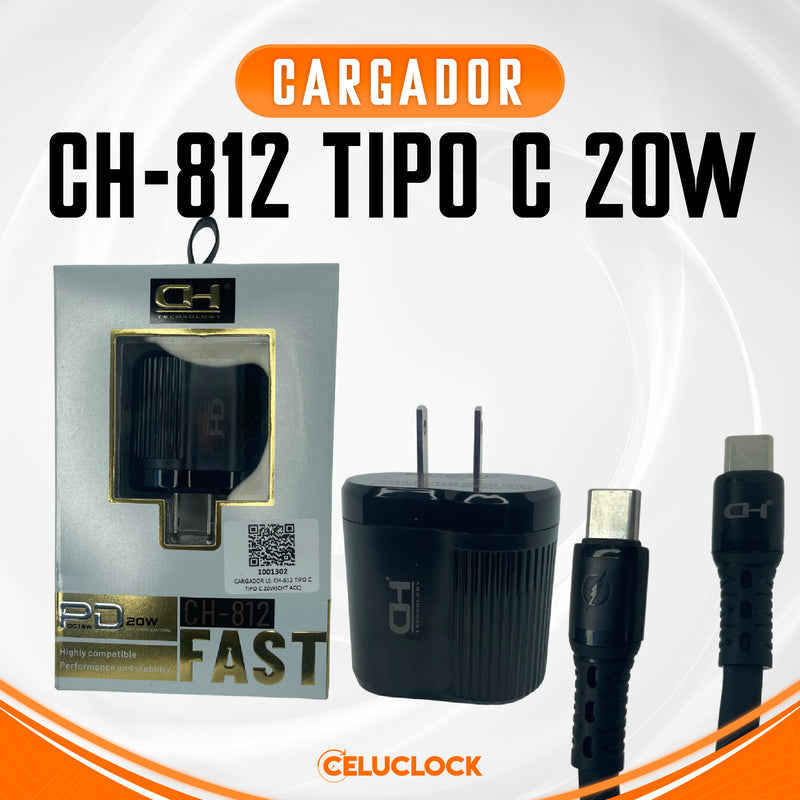 CARGADOR CH-812 TIPO C 20W