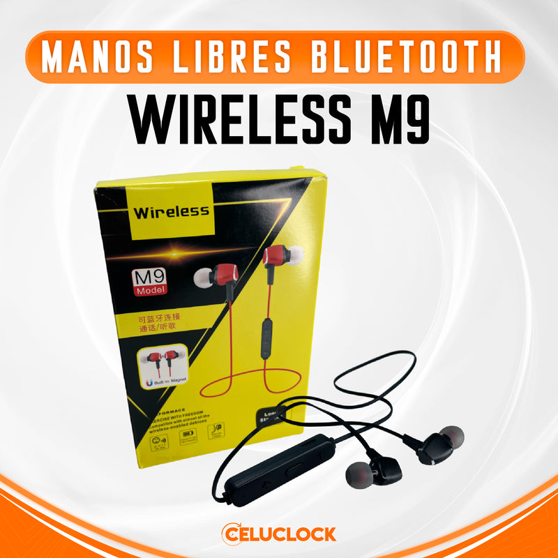 MANOS LIBRES INALAMBRICOS WIRELESS M9