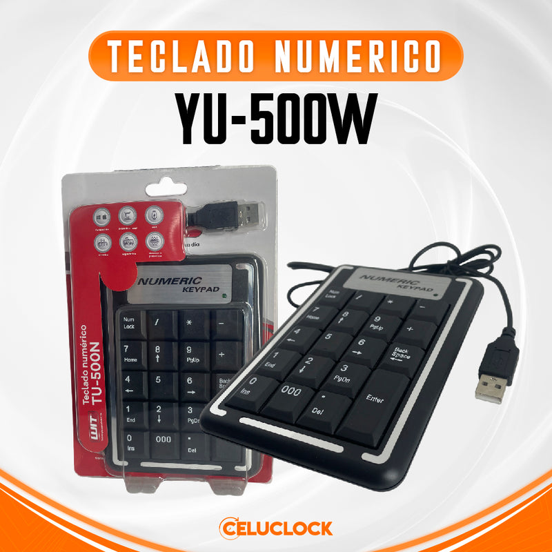 TECLADO NUMERICO YU-500W