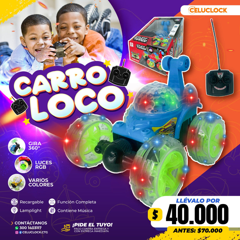 CARROS LOCOS A CONTROL REMOTO