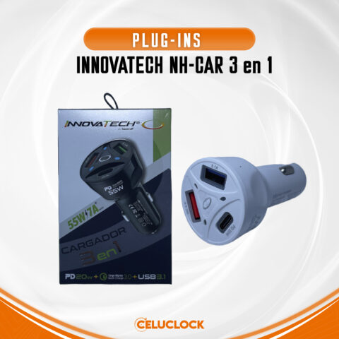 CARGADOR INNOVATECH NH-CAR 3 en 1
