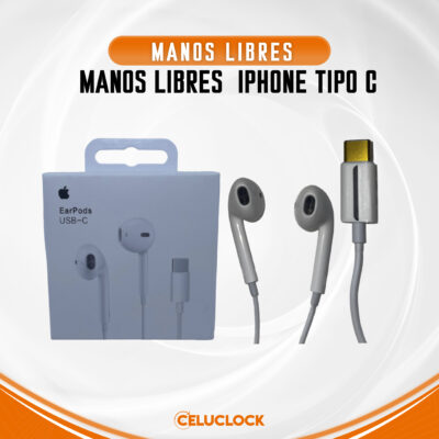 MANOS LIBRES IPHONE TIPO C