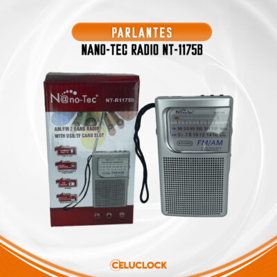 PARLANTE NANO-TEC RADIO NT-1175B