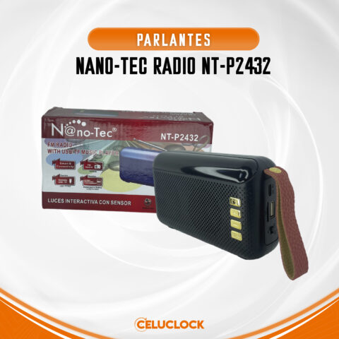 PARLANTE NANO-TEC RADIO NT-P2432