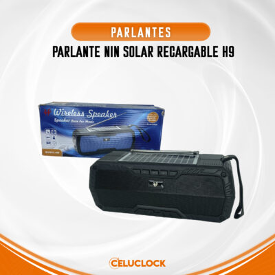 PARLANTE NIN SOLAR RECARGABLE H9