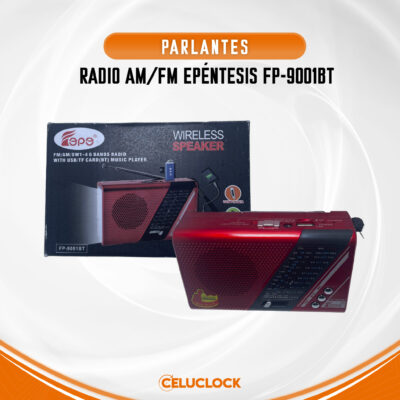 PARLANTE RADIO AM/FM EPÉNTESIS FP-
9001BT