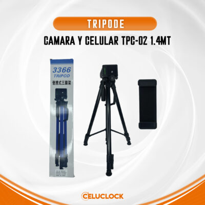 TRIPODE CAMARA Y CELULAR TPC-02 1.4MT