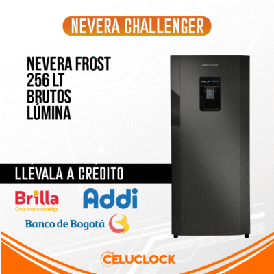 NEVERA CHALLENGER FROST 256 LITROS LÚMINA