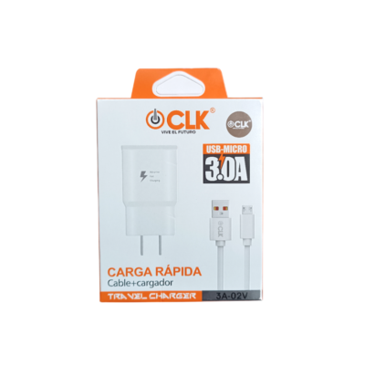 CARGADOR CLK 3a-02v TIPO V8